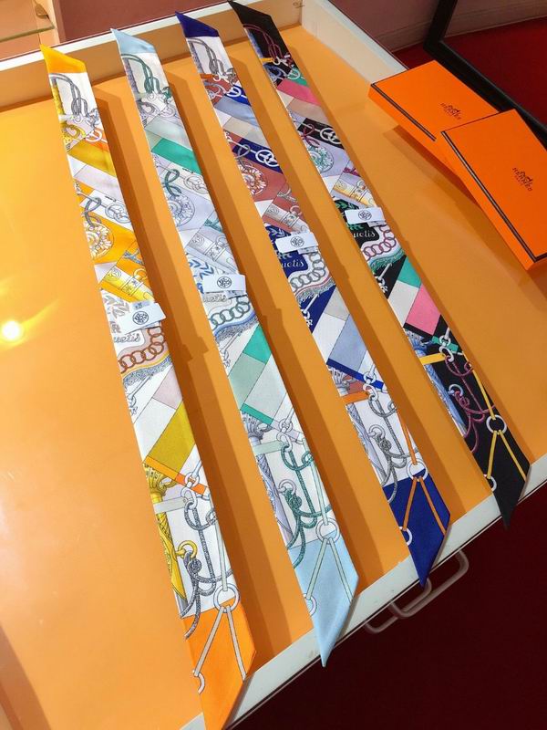 Hermes silk ribbon 5X86cm E050948